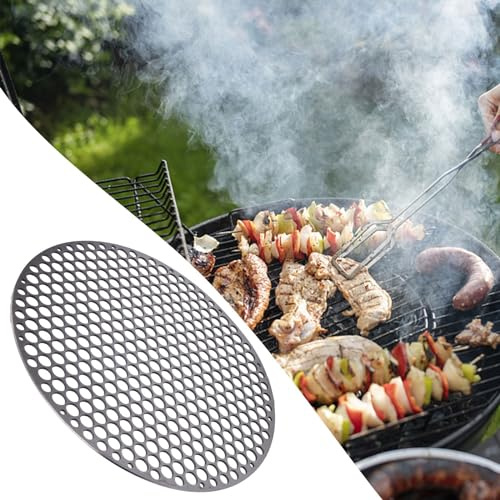 Grille de barbecue ronde en acier inoxydable - 24 cm