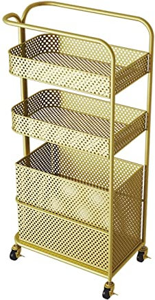 IMEITE Pantry Cabinet Kitchen Mobile Rack Home Storage Rack Multi-layer Tableware Trolley Floor-mounted Storage Rack Fruit and Vegetable Storage Rack Kitchen Organizers And Storage