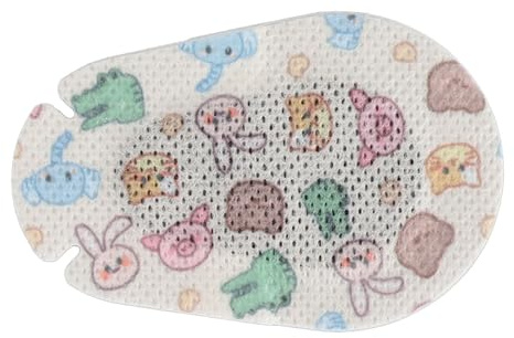 40 Stück Atmungsaktive, Bequeme Augenklappen-Verbände, Zum Training der Wiederherstellung von Amblyopie, Orthoptische Augenklappe für Erwachsene und, 5 X 7,5 Cm (Tiermuster)