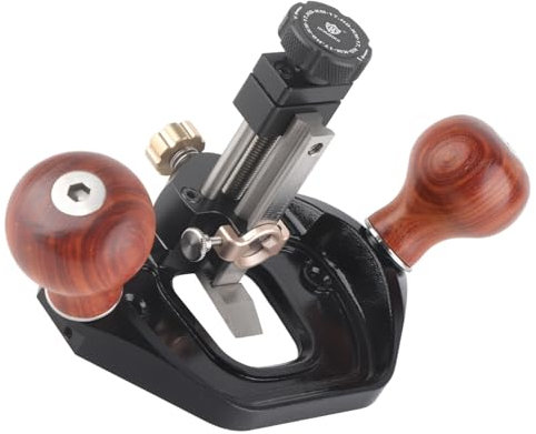 Router Plane Rifinitura Precisa Regolabile Manico in Legno in Lega di Alluminio Lavorazione del Legno Pialla a Mano Accessori Professionali