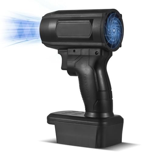 Irishom Spolverino Elettrico Portatile Senza Fili, 1155 W, 58.000 Giri/min, a velocità Continua, Regolabile, soffiatore a Secco, a Batteria Ricaricabile, Funzionamento con Un Solo Pulsante