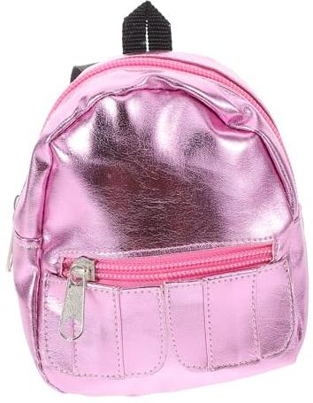 Abaodam Puppen Rucksack Tasche Puppe Baby Sachen Süße Mädchen Tasche Aufbewahrungstasche Rucksack Mini Schultasche Ornament