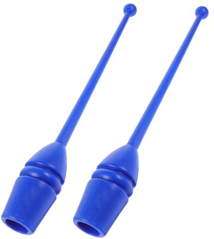 BESPORTBLE 2St Aerobic-Sticks Gymnastikstock für das Fitnessstudio Geräte zum Turnen Kunstturnen Stab Rhythmisches Turnen Stab künstlerischer Gymnastikstock Kunstturn-Requisite Plastik Blue