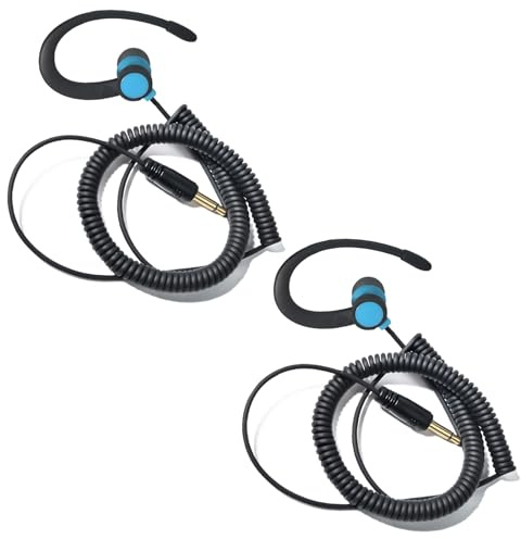 HYSHIKRA 1 Pin 3.5mm Klinke Headset 180° gemeinsamer Empfang Nur Walkie Talkie Ohrhörer