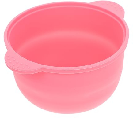 PACKOVE Wax Touch Comfortable Silicone Melt with Heater Bowl Melting for Pink Non-stick and High Temperature Resistance Container Suitable for Salon and Home Use