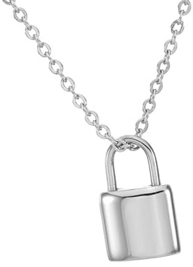 WNXGNHO Ashes Holders Cremation Necklace Stainless Steels Padlock Pendants with Secure Closures for Preserving Cherishing Moment Ashes Urn Necklace