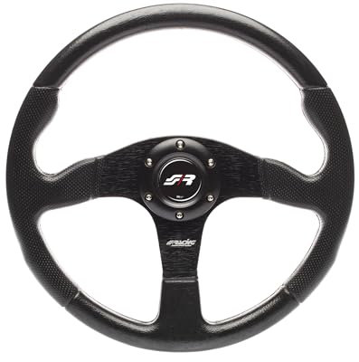 Simoni Racing MATCH Sportlenkrad, Drei Speichen, Schwarz Universal