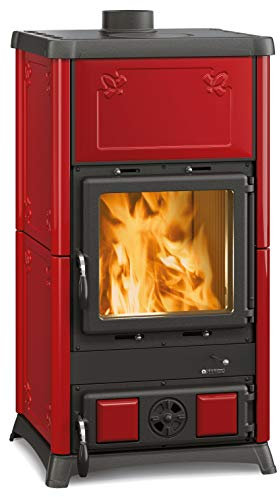 estufa de Leña Nordica Fedora 9,6kw 238 m3 Burdeos