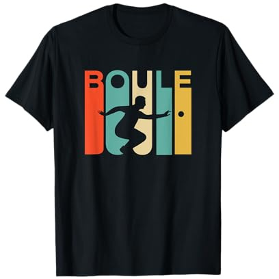 Vintage Retro Boule Sport T-Shirt T-Shirt