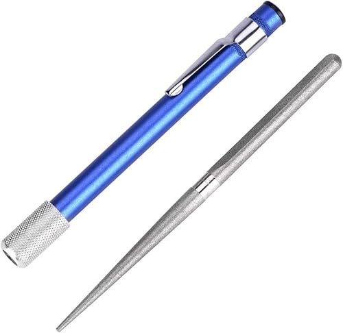 Honiwu Wetzstahl Diamant, Tragbarer Diamant Messerschärfer Stab, Mehrzweck Diamant Schleifstein, für Küchen, Outdoor-Abenteuer