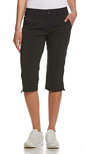 Jeff Green Damen Elastische Schnell Trocknende Kurze Leichte Outdoor Funktions Hose Sophia, Farbe:Black, Größe:48