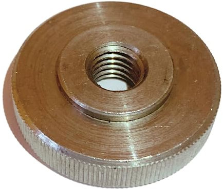 meinschraubenversand.de - Dado zigrinato, forma piatta, dado di tutte le dimensioni e quantità M3 – M4 – M5 – M6 – M8 – filettatura M10 in acciaio inox, dadi di regolazione DIN467 con bordo scanalato
