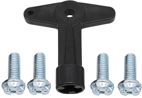 BIAREN Alloy Wheel Centre Cap Screws Bolts With Key For Renault Clio Megane Scenic Laguna Kangoo Twingo Modus 7700422600