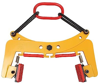 Bordsteinzange 280kg, 8-30cm Versetzzange Scherenartige Design mit Anti-Rutsch-Pad Steinzieher für Heben von Holz Steine Bretter Holzpaletten