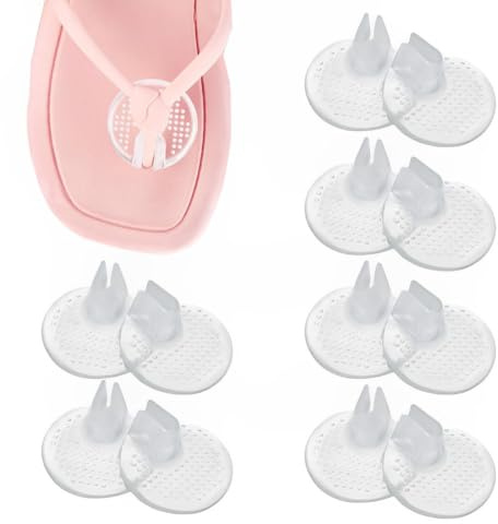 RAMGLYO 6 paires de protections d'orteils Flip Flop Silicone Gel Pad Protecteur d'orteils pour femmes hommes