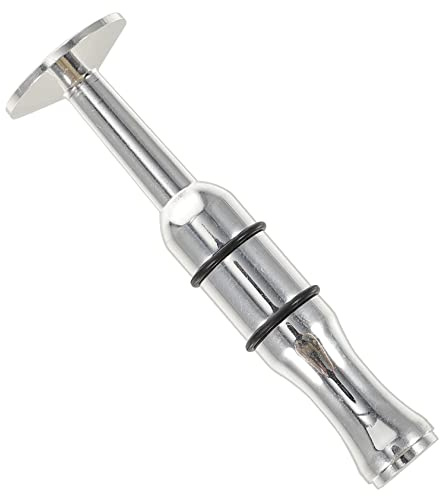 FUNOMOCYA Leichter Trompeten Ansatztrainer aus Messing in Silber für Anfänger und Profis zur Verbesserung der Lippenspannung Beim Musikinstrument Üben
