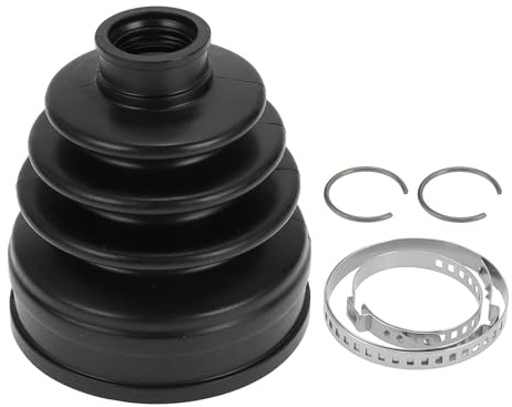 HEROFFIX 1 Set CV Joint Boot Kit for BMW X3 2018-2024 for BMW X4 2019-2024 Inner Constant Velocity Joint Boot W/Clamps No.31608680223 Black Rubber