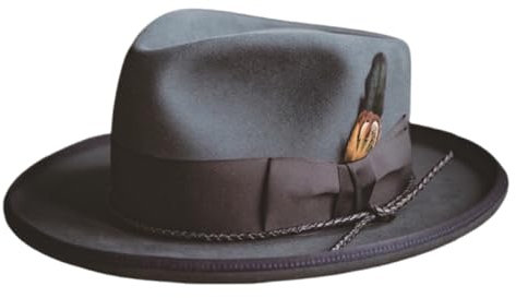 Itkcozcg Modische Hüte, Filzhut für Erwachsene, bequem, französisches Gefühl, Schleife, Seilhut, Erwachsene, Festivals, Partys, Festivals, formelle Versammlungen, Fedoras H, Grau, grau, XS-XXL