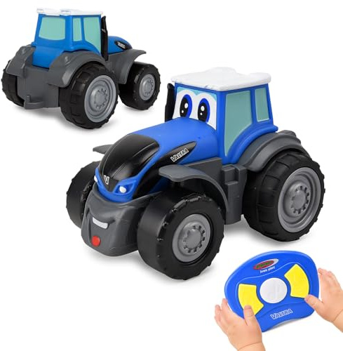 Jamara 405322 Valtra My First Tracteur RC avec Son – Jouet agricole, Jouet pour Enfant, Cadeau pour Enfants, Premier véhicule télécommandé, Son Moteur