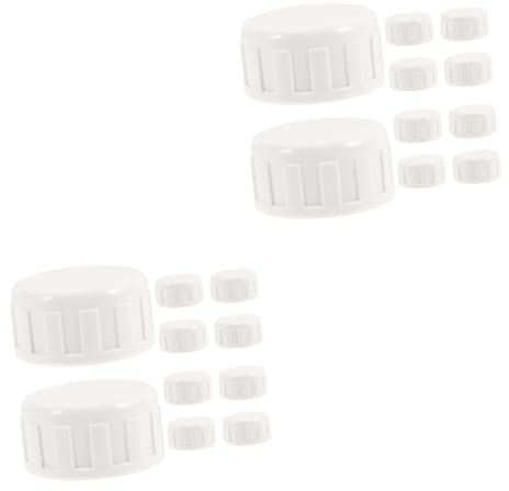 BESPORTBLE 2 Sätze 2 Sätze Gewindestopfen Kabel Organizer Zapfenkappen Adapter Schlauchstopfen Für Runden Sofortkleber Kabelrinne Kabel Organizer Pumpenadapter Tank 10 Stück * 2