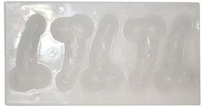 Lot de 3 - Bac à glaçons silicone zizi 5 glaçons