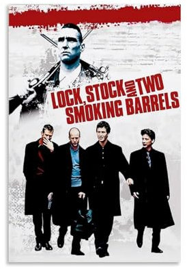 LNSXYSCQ Lock, Stock And Two Smoking Barrels Classic And Wonderful Movies And TV Series Canvas Poster Wall Art Decorative Painting Bedroom Painting Posters12x18inch(30x45cm) Unframe-style