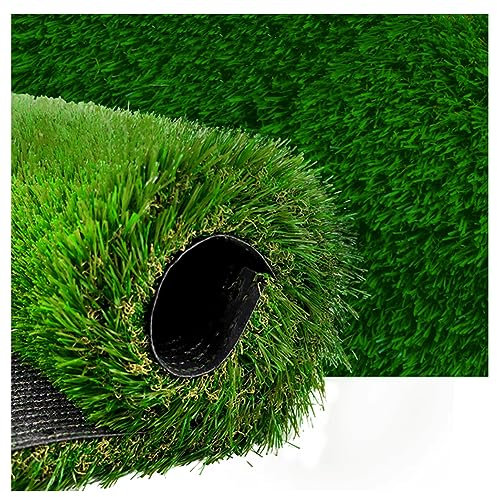 WLCNYL Tappeto in Erba Sintetica, Tappeto in Erba Sintetica Realistico e Spesso, 3' x 5' per Giardino, Rotolo di Erba Sintetica ad Alta densità da 20 mm (Dimensioni: 10x3 m) (1x3 m)