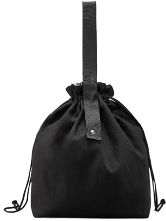 Yulokdwi Sac Repas | Gamelle Isotherme Réutilisable,Contenant Alimentaire en Toile avec Fermeture à Cordon pour Pique-nique École Transport