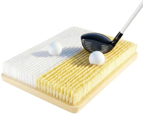 Alfombrilla de búnker de golf, 40 x 23 cm, para entrenamiento de golf en interiores y exteriores