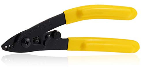 Xrten 3 Fori Pinza Spelafili Pinze Fibre Ottiche Spelafili Fibre Stripper per Fibra a Tre Porte Pinza Spelafili per Fibra Ottica