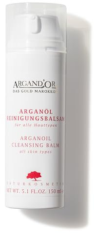 ARGAND'OR Arganöl Reinigungsbalsam 150ml ICADA INNOVATIONSPREIS Sanfte Gesichtsreinigung Entfernt Schmutz und Make-Up schonend Vegan Bio Naturkosmetik