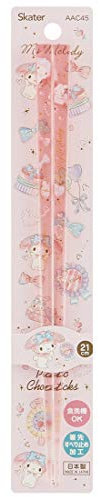 My Melody Palillos de plástico transparente