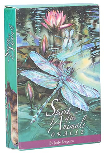 QIRG Orakelkarten Tarot 52 Karten Mystic Fate Vorhersage Wahrsagen, Wahrsagen, Deck und Anleitung, kleine Karten in englischer Sprache, Heiliger Geist, Tier für Familienunterhaltung