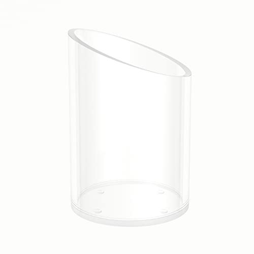 KOTEMON Pen Holder for Desk Organizer, Acrylic Makeup Brush Organizer Sanitizer Holder Pen and Pencil Holder for Office, Home, School, Clear