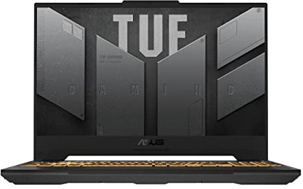 ASUS TUF Gaming F15 FX507ZV4 - Computer portatile da gaming da 15,6 Full HD 144Hz (Intel Core i7-12700H, 16 GB RAM, 1 TB SSD, RTX 4060-8 GB, senza sistema operativo) Grigio - Tastiera QWERTY spagnola