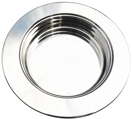 SruiSwei Polished Stainless Steel Stackable Communion Bread Plate for Church Communion Supplies