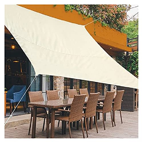 Sun Shade Sail Rectangle Awning 95% UV Block Garden Patio Canopy Create A Shadow Area for Outdoor Party Lawn Pergola Decking (Color : Beige Size : 3x3m) (Beige 2x2m)