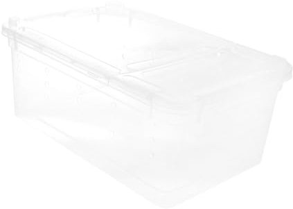 FOMIYES Insektenbox Mit Fütterungsöffnungen Spinnenbox Aus Kunststoff Reptilien-futterbox Für Haustiere Und Insekten Transparente Zuchtbox Für Skorpione Und Insekten