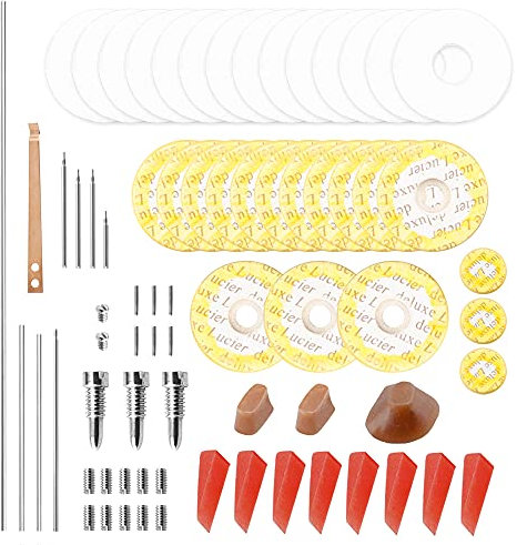 COMETX Flute Repair Tool Professional Flute Repair Maintenance Tool Kit Shafts+Screws+Gaskets+Pads+Dowels+Reed Musical Instrument Accessories