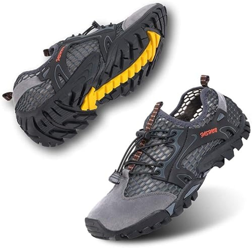 VTASQ Zapatillas de Trekking para Hombres Sandalias Deportivas al Aire Libre Verano Pescador Playa Zapatos Casuales Zapatos de Senderismo Transpirable Secado Rápido