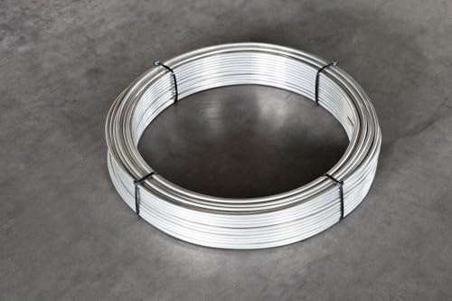 Aluminiumdraht Runddraht Ø 8mm Anschluß Blitzschutz Erdung AlMgSi - ab 5m Leicht und Flexibel (40, meter)