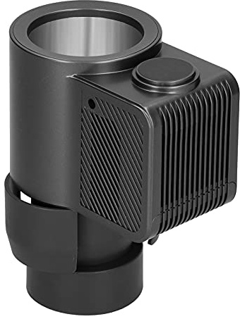 Kühlender Getränkehalter für Auto, 12V Tragbarer Becher-Kühler und -Wärmer, Schnellkühlung bis 0℃, 36W, Dunkelgrau, Aluminium-Legierung, 13.6x9x17.2cm