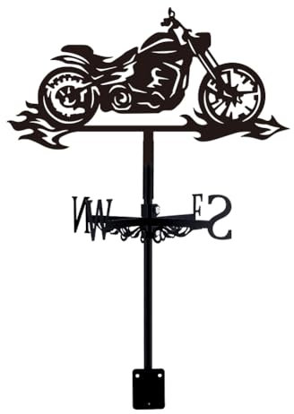 Girouettes en Fer pour Moto, girouette en Acier, Flamme, Ornement Noir, pour extérieur, Toit en Fer, Ferme, Jardin, Cour, décoration, Homme, caverne, Cadeau