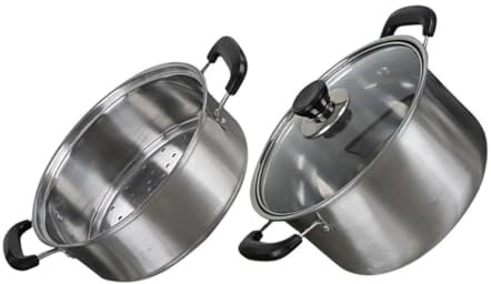 Gatuida 1juego Olla Inoxidable Vaporera Para Cocinar y Verduras Al Vapor Utensilio De Cocina Multifuncional