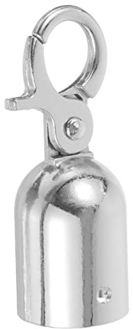 Garneck Butée Fin Corde Acier Inoxydable Avec Crochet Embout Cordon Stopper Pour Garde-corps Et Barrières Capuchon De Fin De Corde Sécurisé Et Usage Extérieur