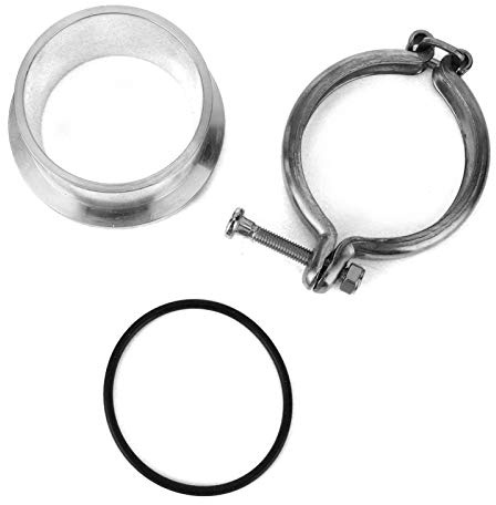 Tbest Accessorio per Morsetto Flangiato a Banda V Fitta per HX35 HX35W HX40W Realizzato in Alluminio di qualità in Alluminio e Durevole 2,9 Pollici