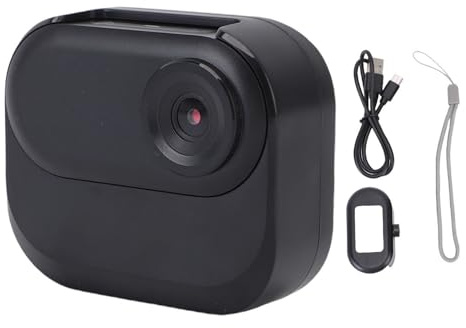 Zunate Mini Body Camera, Videocámara de DV Portátil de 1080p HD con Diseño Magnético y Visión Nocturna, Grabación de Video POV para Ciclismo de Viaje de Viaje Vlog Camping (Black)