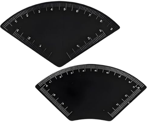 Misuratore Per Sopracciglia | 2 Pezzi Disegno Veloce Mappatura Semplice Modellatore Di Precisione | Strumento Di Misurazione E Modellazione Brow | Per Utilizzo Domestico Viaggio Trasporti E Trucco