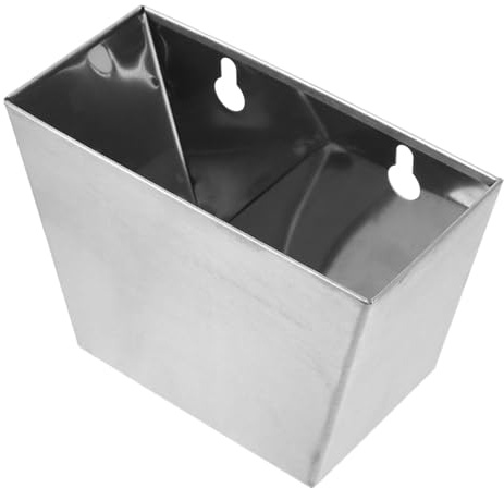 DOITOOL Recogedor de Tapones para Botellas de Cerveza de Acero Inoxidable Resistente Intemperie con Orificios de Drenaje para Montaje Pared Adecuado para Patio Bar y Zonas Exteriores