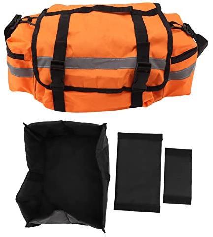 SNTSNTBOM Sac médical d'urgence, pour médicaments et fournitures de premiers secours, design pliable de grande capacité, avec bandoulière pour un transport et un rangement faciles